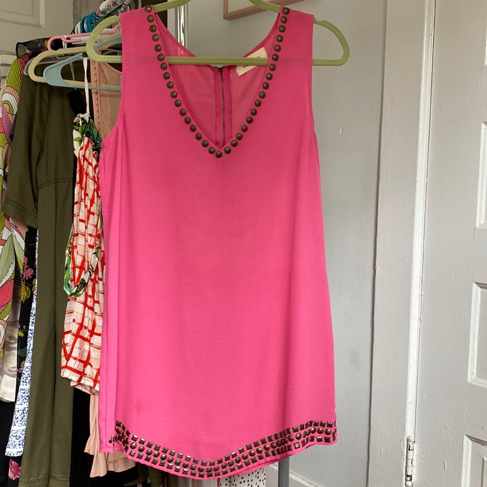 Hot pink dress